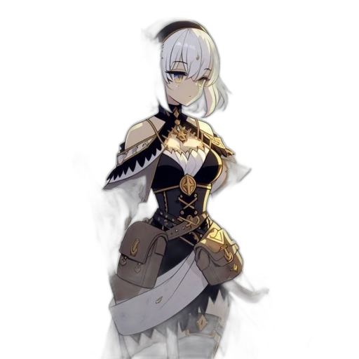 staff, sword, weapon, dress, fantasy art, concept art, pixel art, anime transparent PNG cut-out