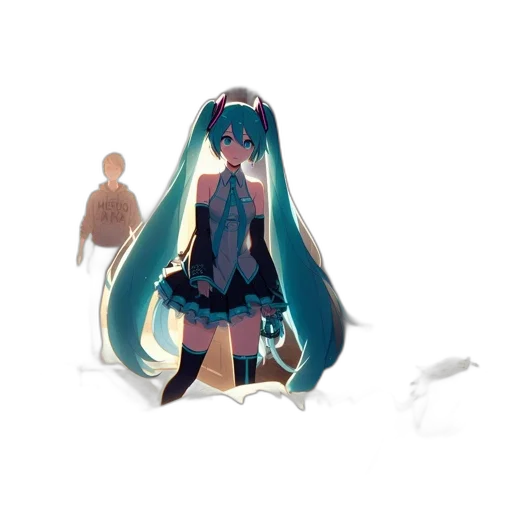 dress, staff, weapon, creature, concept art, anime, pixel art, 3d render transparent PNG cut-out