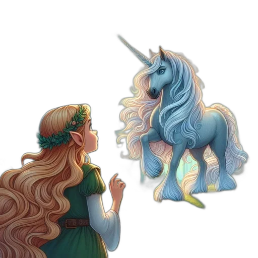 dragon, fantasy art, concept art, watercolor, pixel art, pastel, green, golden-haired transparent PNG cut-out