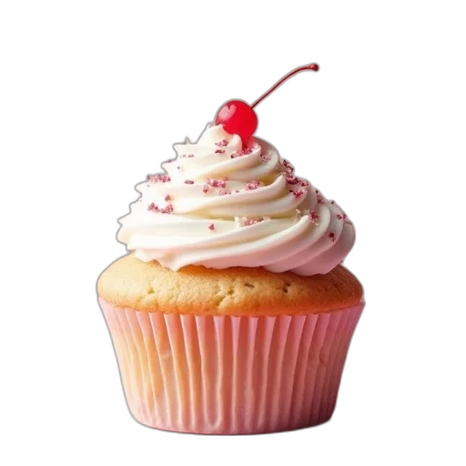food, crown, hat, weapon, 3d render, photorealistic, cute, cupcake transparent PNG cut-out