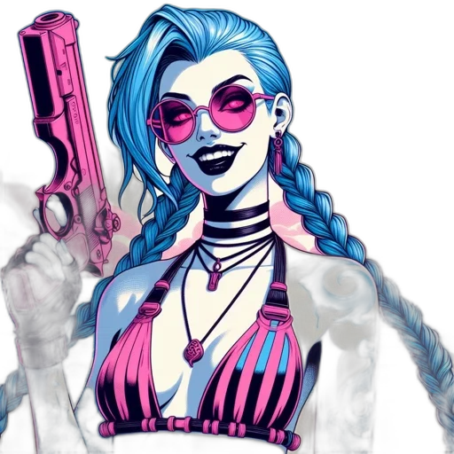 weapon, cyberpunk, concept art, comic book art transparent PNG cut-out