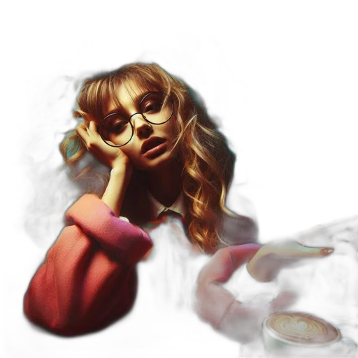 face, mask, concept art, photorealistic, vaporwave, watercolor, fire, pastel transparent PNG cut-out