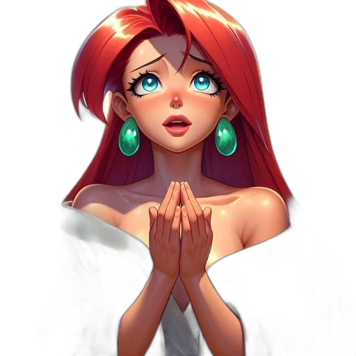 jewelry, staff, dress, face, concept art, fantasy art, cartoon, 3d render transparent PNG cut-out