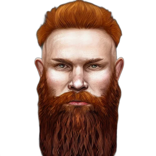 face, hair, photorealistic, fantasy art transparent PNG cut-out