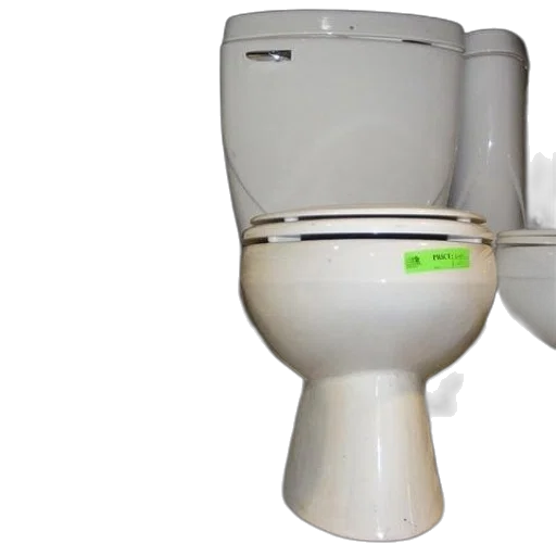 robot, furniture, 3d render, row, white, toilets, green, stickers transparent PNG cut-out