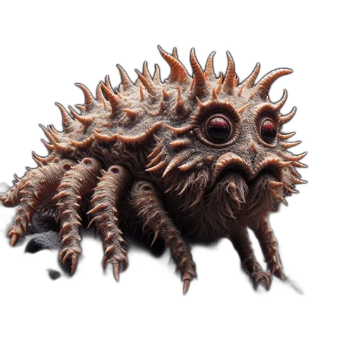 creature, hair, animal, mask, 3d render, concept art, photorealistic, fantasy art transparent PNG cut-out