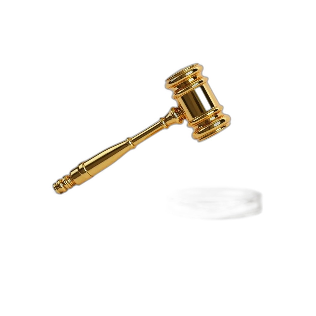 staff, jewelry, weapon, crown, 3d render, golden, gavel, black transparent PNG cut-out