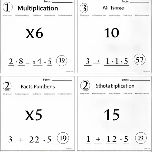 four, different, levels, multiplication transparent PNG cut-out
