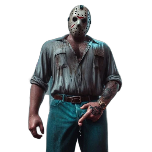 mask, face, creature, animal, concept art, comic book art, pixel art, 3d render transparent PNG cut-out