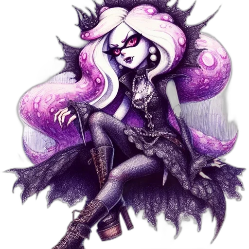 staff, creature, jacket, crown, fantasy art, concept art, watercolor, pixel art transparent PNG cut-out