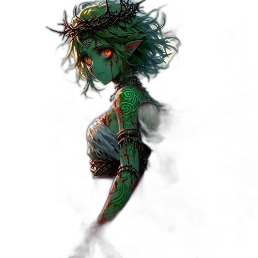 creature, dragon, staff, mask transparent PNG cut-out