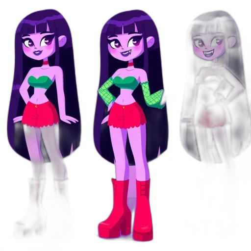 3d render, concept art, cartoon, pixel art, neon, pastel, green, dark transparent PNG cut-out