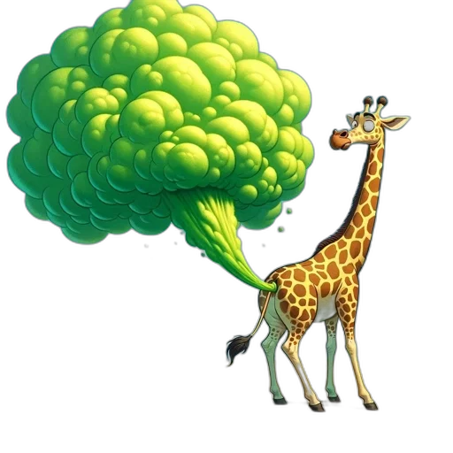 tree, animal, creature, food, concept art, pixel art, forest, green transparent PNG cut-out