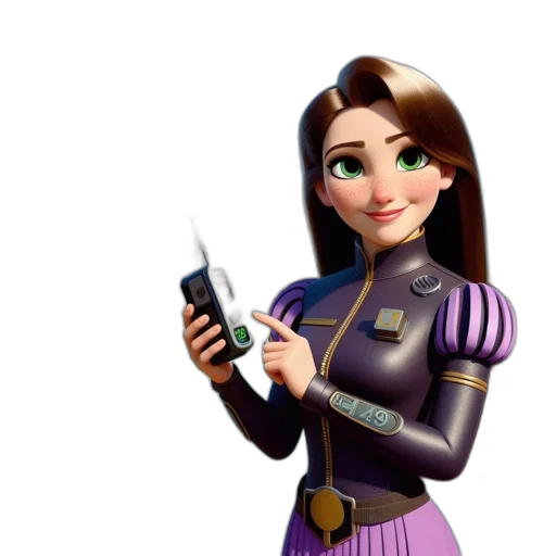 staff, weapon, sword, dress, 3d render, cartoon, concept art, fantasy art transparent PNG cut-out