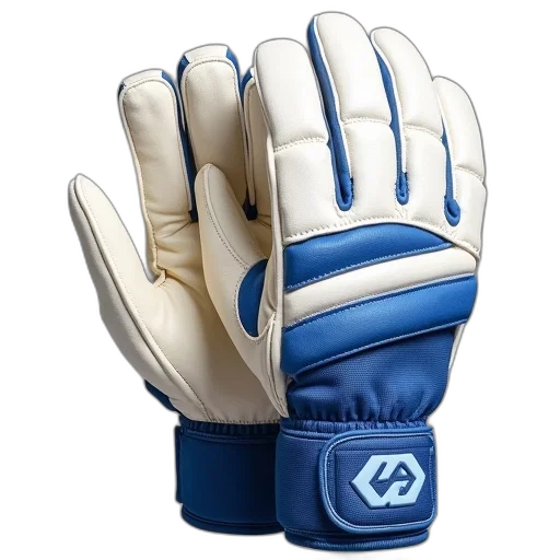gunn, classic, batting, gloves, white, blue, stripe, pattern transparent PNG cut-out