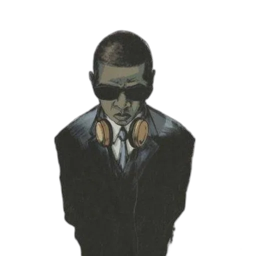 jacket, mask, staff, face, concept art, comic book art, cartoon, cyberpunk transparent PNG cut-out