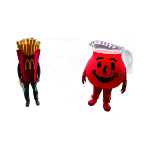 food, crown, animal, mask, 3d render, concept art, pixel art, fire transparent PNG cut-out