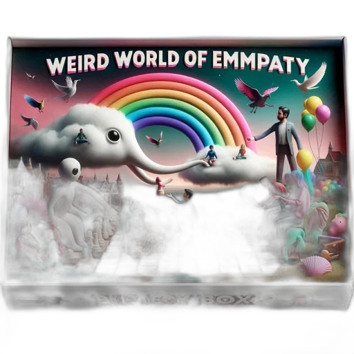 concept art, inside, puppet, box, vivid, scene, unfolds, featuring transparent PNG cut-out