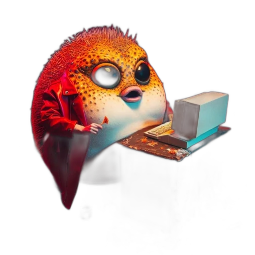 mask, robot, creature, animal, 3d render, concept art, vaporwave, cyberpunk transparent PNG cut-out