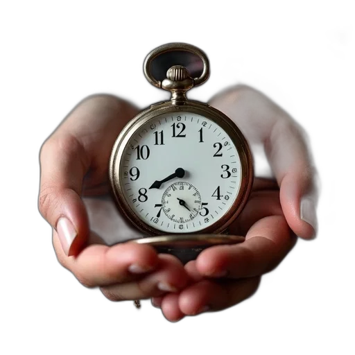 3d render, photorealistic, person, holding, pocket, watch, visible, clock transparent PNG cut-out