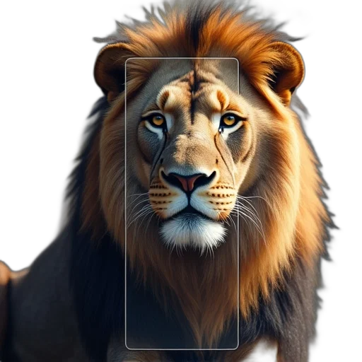 animal, face, creature, crown transparent PNG cut-out