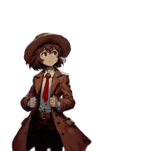 staff, jacket, hat, weapon, pixel art, concept art, anime, cartoon transparent PNG cut-out