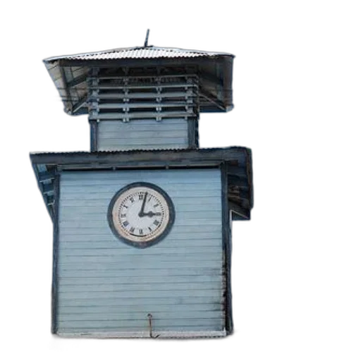 building, furniture, robot, face, 3d render, photorealistic, concept art, clock transparent PNG cut-out