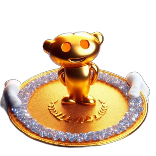 jewelry, crown, 3d render, gleaming, robot, mascot, set, atop transparent PNG cut-out