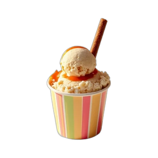 food, staff, 3d render, photorealistic, colorful, cup, filled, scoop transparent PNG cut-out