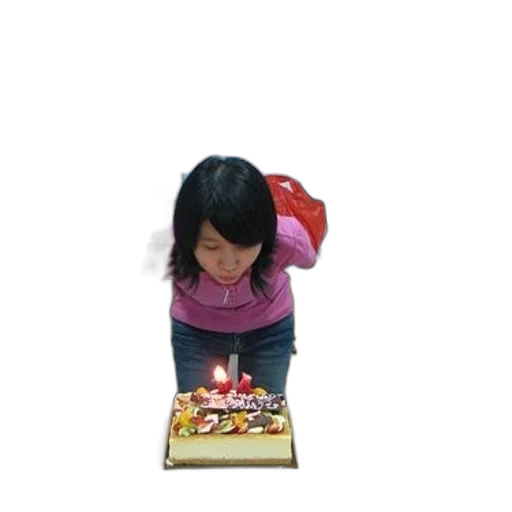 staff, food, crown, 3d render, photorealistic, girl, pink, shirt transparent PNG cut-out