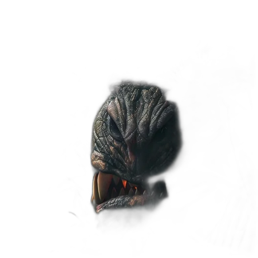 creature, hair, mask, animal, concept art, photorealistic, 3d render, watercolor transparent PNG cut-out