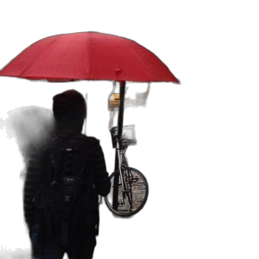 umbrella, jacket, weapon, staff transparent PNG cut-out