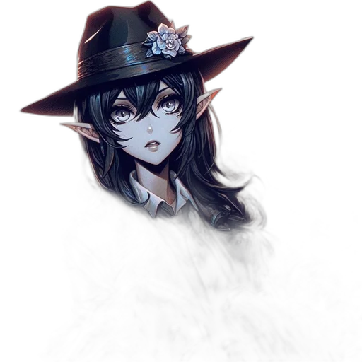 hat, mask, staff, crown, fantasy art, watercolor, anime, concept art transparent PNG cut-out
