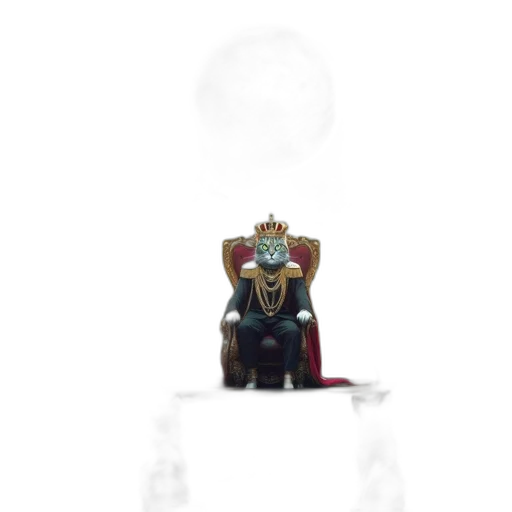 crown, jewelry, robot, staff, 3d render, concept art, pixel art, fantasy art transparent PNG cut-out