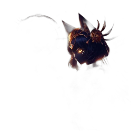 creature, animal, crown, mask, concept art, 3d render, photorealistic, fantasy art transparent PNG cut-out