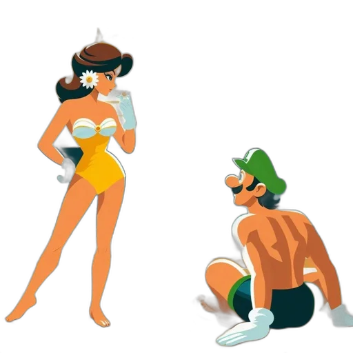 mask, concept art, 3d render, pixel art, cartoon, underwater, outer space, beach transparent PNG cut-out