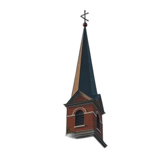 building, hat, crown, weapon, 3d render, concept art, photorealistic, pixel art transparent PNG cut-out