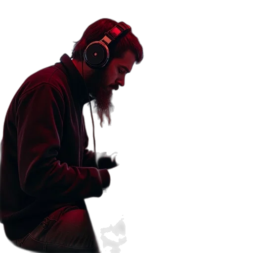 jacket, face, staff, mask, pixel art, photorealistic, concept art, 3d render transparent PNG cut-out