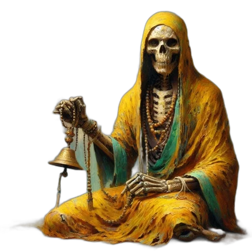 jewelry, staff, mask, concept art, golden, ancient, figure, yellow transparent PNG cut-out