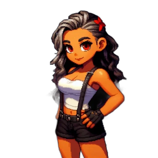pixel art, cartoon, concept art, fantasy art transparent PNG cut-out