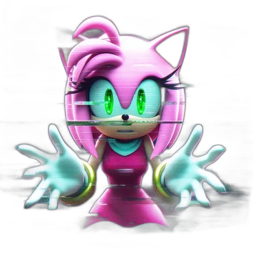 creature, robot, animal, mask, 3d render, concept art, vaporwave, pixel art transparent PNG cut-out