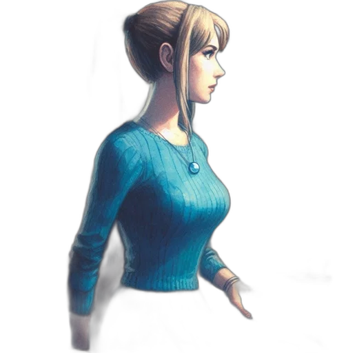 dress, staff, jacket, robot, concept art, pixel art, watercolor, fantasy art transparent PNG cut-out