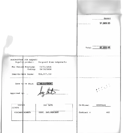 staff, vendor, invoice, roger, emerson, dated, june, 2006 transparent PNG cut-out
