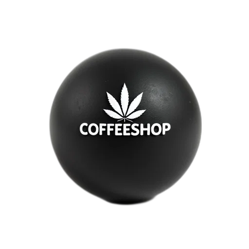 staff, hat, weapon, 3d render, black, rubber, stress, ball transparent PNG cut-out