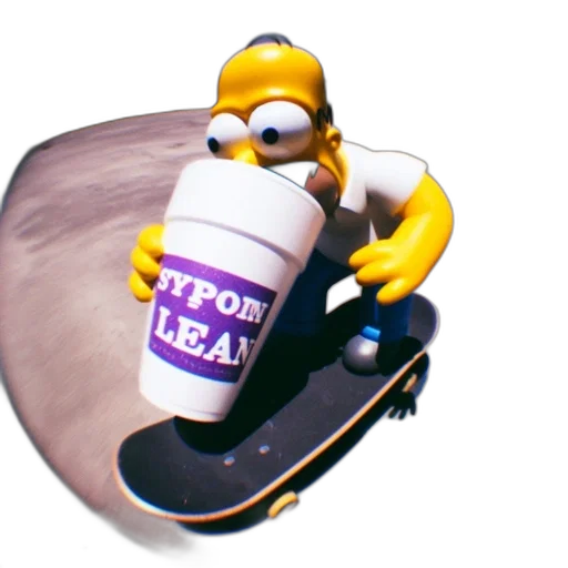 robot, food, bottle, weapon, 3d render, concept art, vaporwave, photorealistic transparent PNG cut-out
