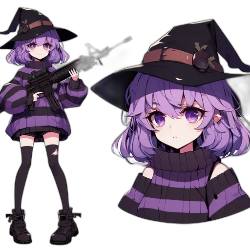 weapon, hat, staff, concept art, pixel art, anime, fantasy art, dark transparent PNG cut-out