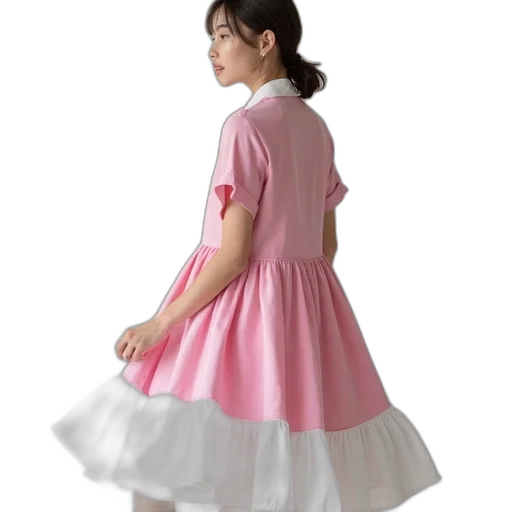 dress, photorealistic, 3d render, concept art, pastel, monochrome, woman, wearing transparent PNG cut-out