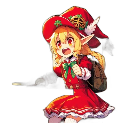 staff, weapon, hat, dragon, anime, pixel art, concept art, fantasy art transparent PNG cut-out