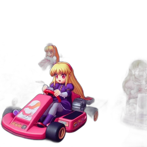 car, robot, weapon, concept art, vaporwave, 3d render, pixel art, outer space transparent PNG cut-out