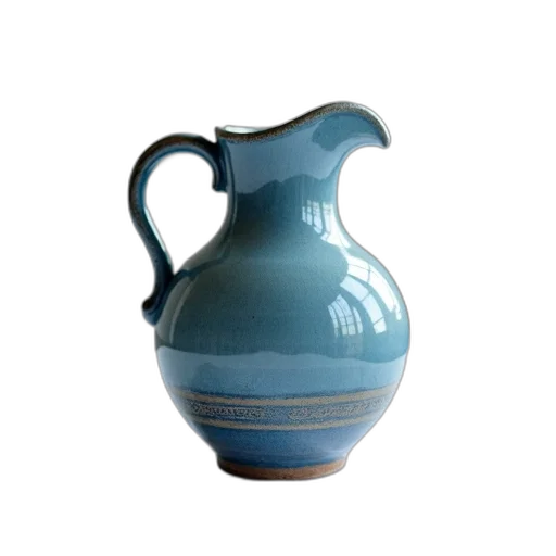 bottle, dress, weapon, 3d render, photorealistic, oil painting, blue, ceramic transparent PNG cut-out